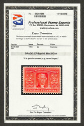 1904, 2¢ Louisiana Purchase (Scott 324), o.g., never hinged, ...