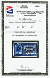 Special Delivery, 1894, 10¢ blue, unwatermarked (Scott E4), o.g., ...