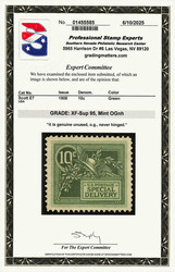 Special Delivery, 1908, 10¢ green (Scott E7), o.g., never hinged, ...