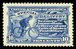 Special Delivery, 1911, 10¢ ultramarine (Scott E8), o.g., never ...