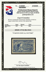 Special Delivery, 1917, 10¢ blue (Scott E11c), o.g., never hinged, a ...