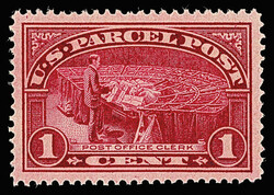 6605: EE. UU. - Parcel stamps