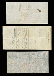 Group of (3) United States Post Office Warrants, 1854-1861, these ...
