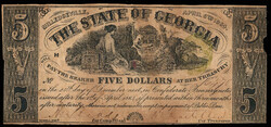 U.S. Confederate States Period Southern Obsolete Banknote & Scrip ...