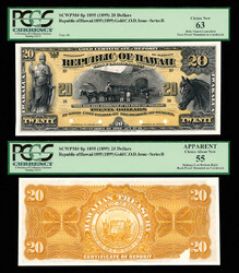 110.560.154: Banknotes – America - Hawaii