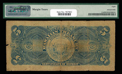 Republic Of Hawaii Pick #11a 1895 (1897) $5 Silver Certificate Of ...
