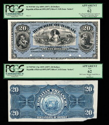 110.560.154: Banknotes – America - Hawaii