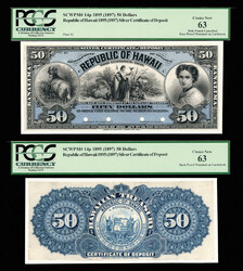 110.560.154: Banknotes – America - Hawaii