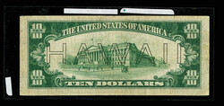 1934-A, $10 World War II Emergency Note Hawaii Star Note (Fr-2303*), ...