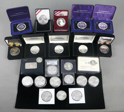 Collection of United States Mint Products, Commemorative Silver ...