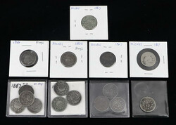 Assortment Of Two Cent Pieces, Three Cent Nickels, Shield Nickels, & ...