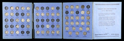 U.S. Mercury and Roosevelt Dime Collection in Whitman Album Folders, ...