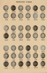 U.S. Roosevelt Dime Collection, 1946-2021, album contains $5.60 in ...
