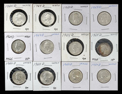 U.S. Silver Washington Quarter Collection, 1932-1964, includes $113 ...