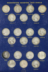 Impressive U.S. Washington Quarter Collection, 1932-1964, album ...