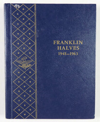 Collection Of Franklin Half Dollars & Barber Half Dollars, 1906-1963, ...