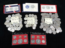 Assortment Of Kennedy Half Dollars, Franklin Half Dollars, Silver ...