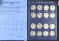 U.S. Complete Walking Liberty Half Dollar Collection From 1916-1940, ...