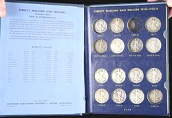 U.S. Walking Liberty Half Dollar Collection, 1916-1947, features $28 ...