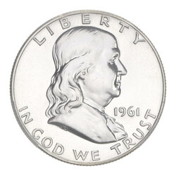 1961 Franklin Half Dollar, Doubled Die Reverse, FS-801, PCGS PR66, ...