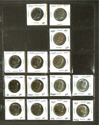U.S. Collection of Kennedy Half Dollars, 1964-2006, massive ...