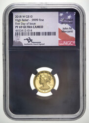 2018-W $10 Gold High Relief American Liberty NGC PF69 Ultra Cameo ...