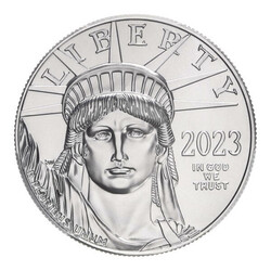 2023 $100 Platinum Statue Of Liberty PCGS MS70 First Day Of Issue, ...
