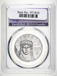 2023 $100 Platinum Statue Of Liberty PCGS MS70 First Day Of Issue, ...