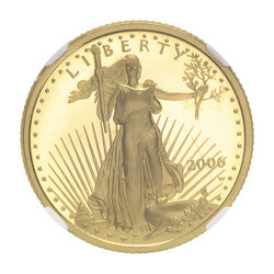 2006-W $10 American Gold Eagle NGC PF70 Ultra Cameo, NGC graded Proof ...