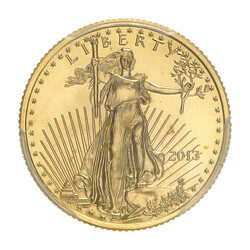 2013 $10 American Gold Eagle PCGS MS70, Signed By The U.S. Mint ...