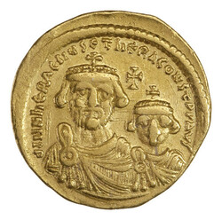 10.60.100: Ancient Coins - Byzantine Empire - Heraclius, 610 - 641