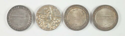 Group of (4) Graf Zeppelin Related Silver Medals, 1928-1929, includes ...