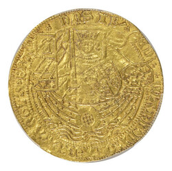 (1583-91) Great Britain Gold Rose Noble Ryal S-1952 Flemish Imitation ...