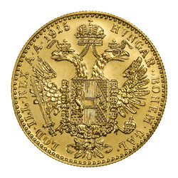 Austria, Gold Ducat, 1915, Restrike with Prooflike Surfaces, Austria, ...