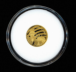 2015 $5 Statue Of Liberty Gold Coin 1/10 oz. Cook Islands, ...