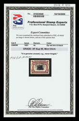 1901, 4¢ Pan-American (Scott 296), remarkably crisp condition, o.g., ...