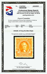 1903, 50¢ orange (Scott 310), well-proportioned margins, o.g., ...