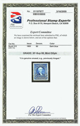 1903, $2 dark blue (Scott 312), near perfect symmetry maintained, o.g ...