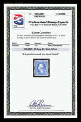 1909, 15¢ pale ultramarine, D.L. watermark (Scott 340), striking ...