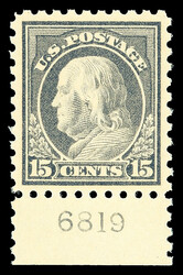 6605095: 美國 1913-17 華盛頓富蘭克林