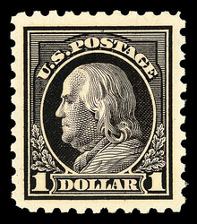 6605095: 美國 1913-17 華盛頓富蘭克林