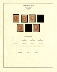 "Post Office Shakedown" Mint Postage Due Collection, 1879-1956, an ...