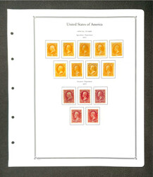 Complete Unused Collection of Officials, 1873-1911, on Palo hingeless ...