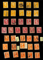 "The Real Deal" Official Collection, 1873-75, includes 130 stamps, ...