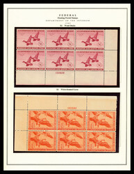 Outstanding Federal Duck Plate Block Collection, 1943-75, ...