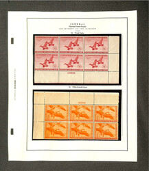 Outstanding Federal Duck Plate Block Collection, 1943-75, ...
