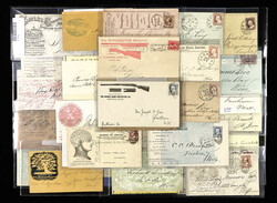 6605: États-Unis - Covers bulk lot