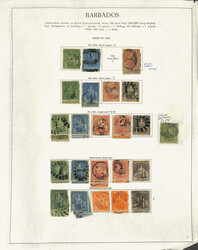 Barbados Used Collection, 1852/1996, comprehensive collection on ...