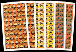Gambia, Mammals complete, 2017 (Scott 3736-3738), ten complete sets ...