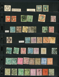 7460: Collections and Lots Indian States - Stamps bulk lot